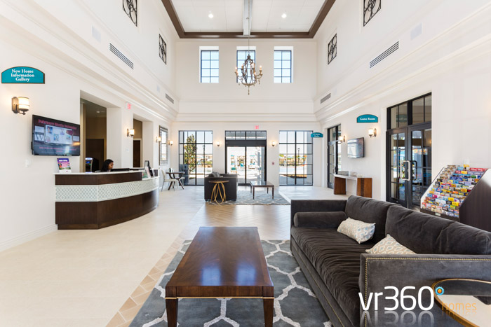 Windsor at Westside clubhouse reception area