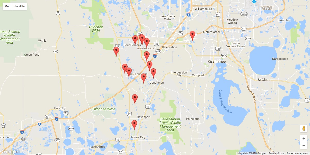 Orlando Villa Communities Map Orlando Villas to Rent | Over 800 Rental Villas in Orlando 