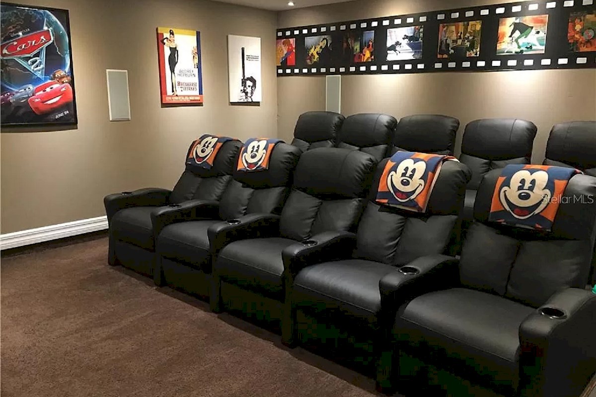 Theater Room - two tier seating