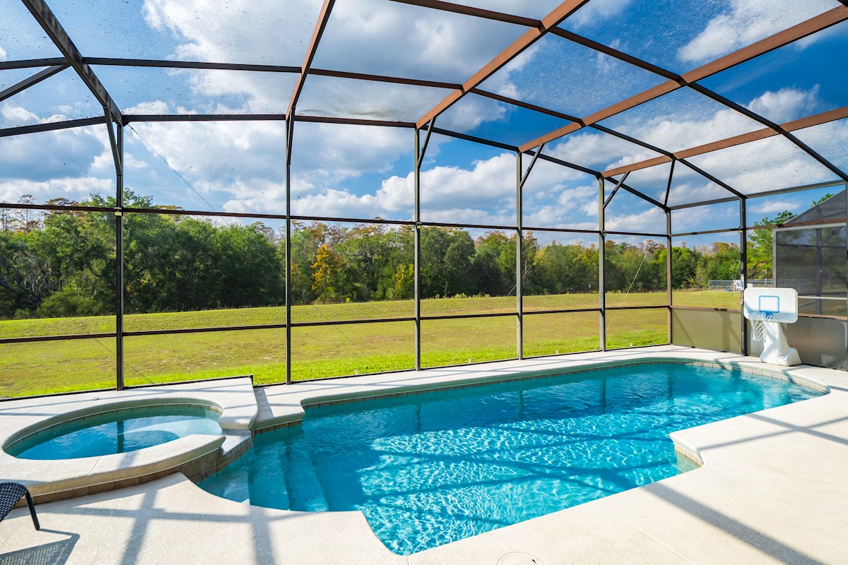 West Facing Pool Area