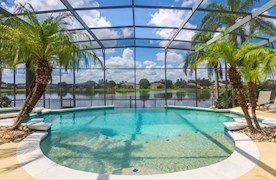 Luxury 6 Bed 5 Bath Orlando Villa on the Lake at Formosa Gardens