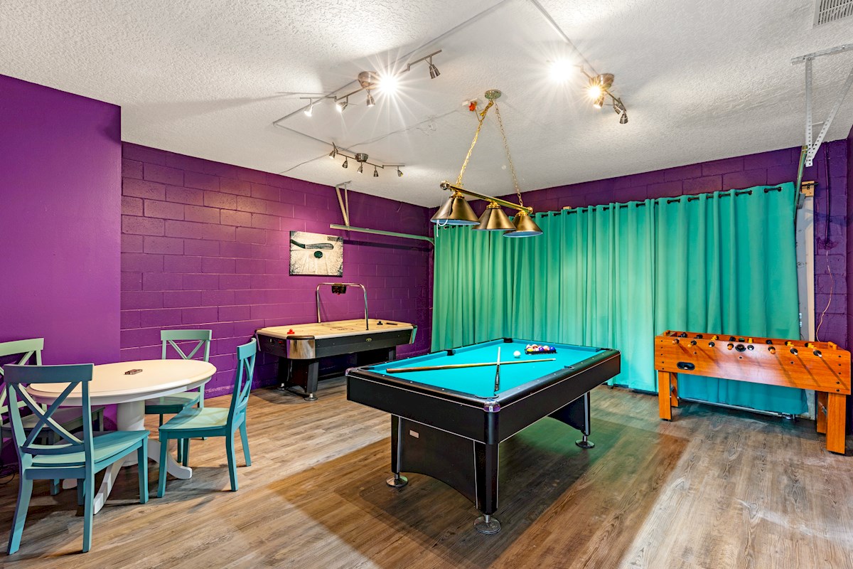 Air conditioned games room