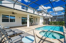 Solara Resort | 5 Bed 4 Bath Orlando Rental with Pool and Spa