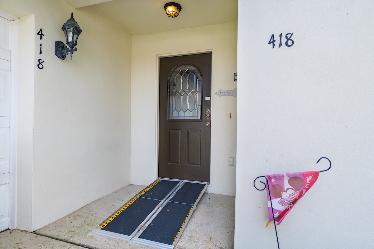 Wheel Chair Ramp at Front & Back Doors