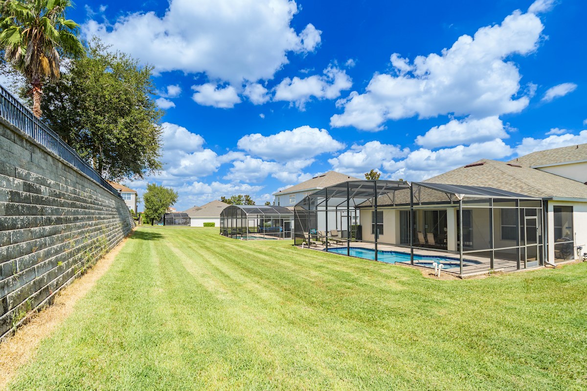 West Facing Pool and Spa