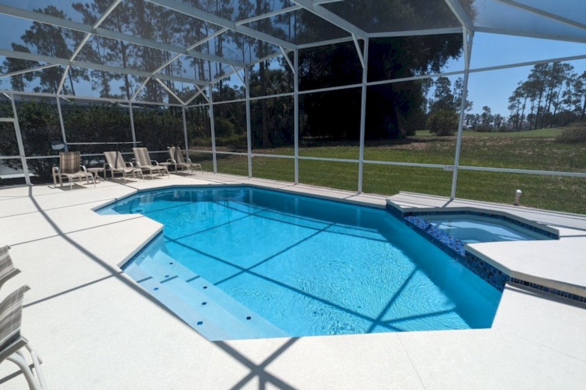 Pool with Golf Course View