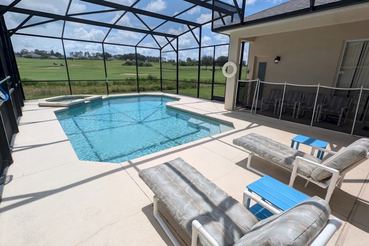 Pool with Golf Course View