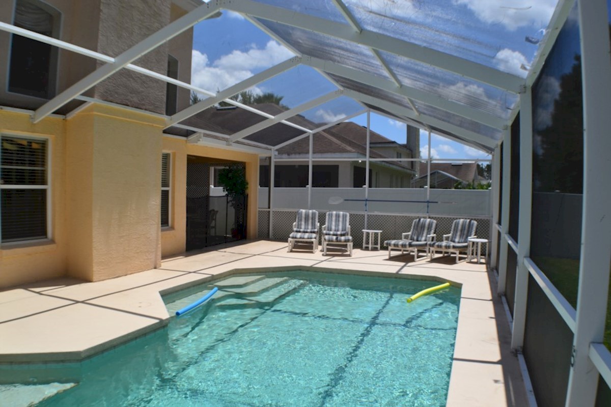 Private West Facing Pool Area