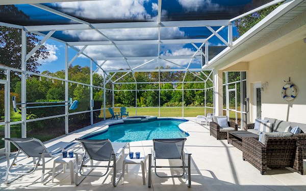 West Facing Pool Area